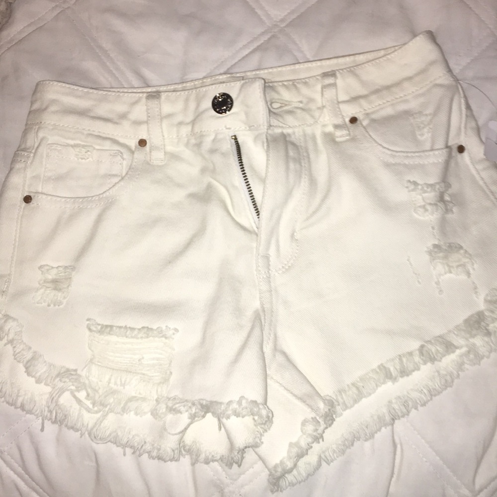 denim shorts